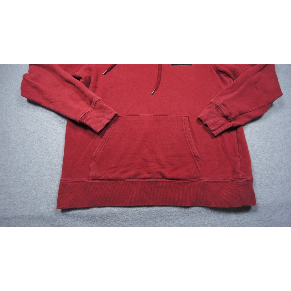 The North Face Sweatshirt Womens Medium Red Hoodie Fleece Pullover Ladies FLAW* - Picture 3 of 11